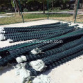 Campo de baloncesto Esgrima de eslabones de cadena de marco de PVC
